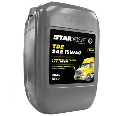 STARMAX TDE DIESEL SAE 15W40 API CK4 UND*5GL STARMAX TDE DIESEL SAE 15W40 API CK4 UND*5GL