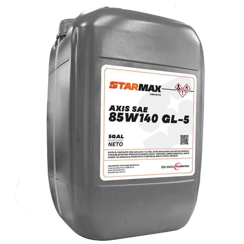 STARMAX AXIS SAE 85W140 GL-5 UND*5GL STARMAX AXIS SAE 85W140 GL-5 UND*5GL