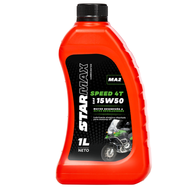 STARMAX SPEED 4T SAE 15W50 JASO MA2 UND*1 LT STARMAX SPEED 4T SAE 15W50 JASO MA2 UND*1 LT