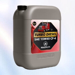 MAGNUM TURBO DIESEL SAE 15W40 CF-4 UND*5GL (ROJO)