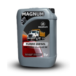 MAGNUM TURBO DIESEL SAE 15W40 CI-4 PLUS SN UND*5GL (ROJO)