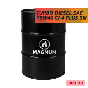 MAGNUM TURBO DIESEL SAE 15W40 CI-4 PLUS SN UND*55GL (ROJO)